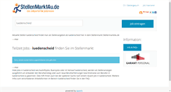 Desktop Screenshot of luedenscheid.stellenmarkt4u.de