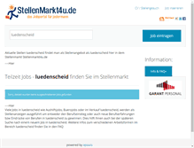 Tablet Screenshot of luedenscheid.stellenmarkt4u.de